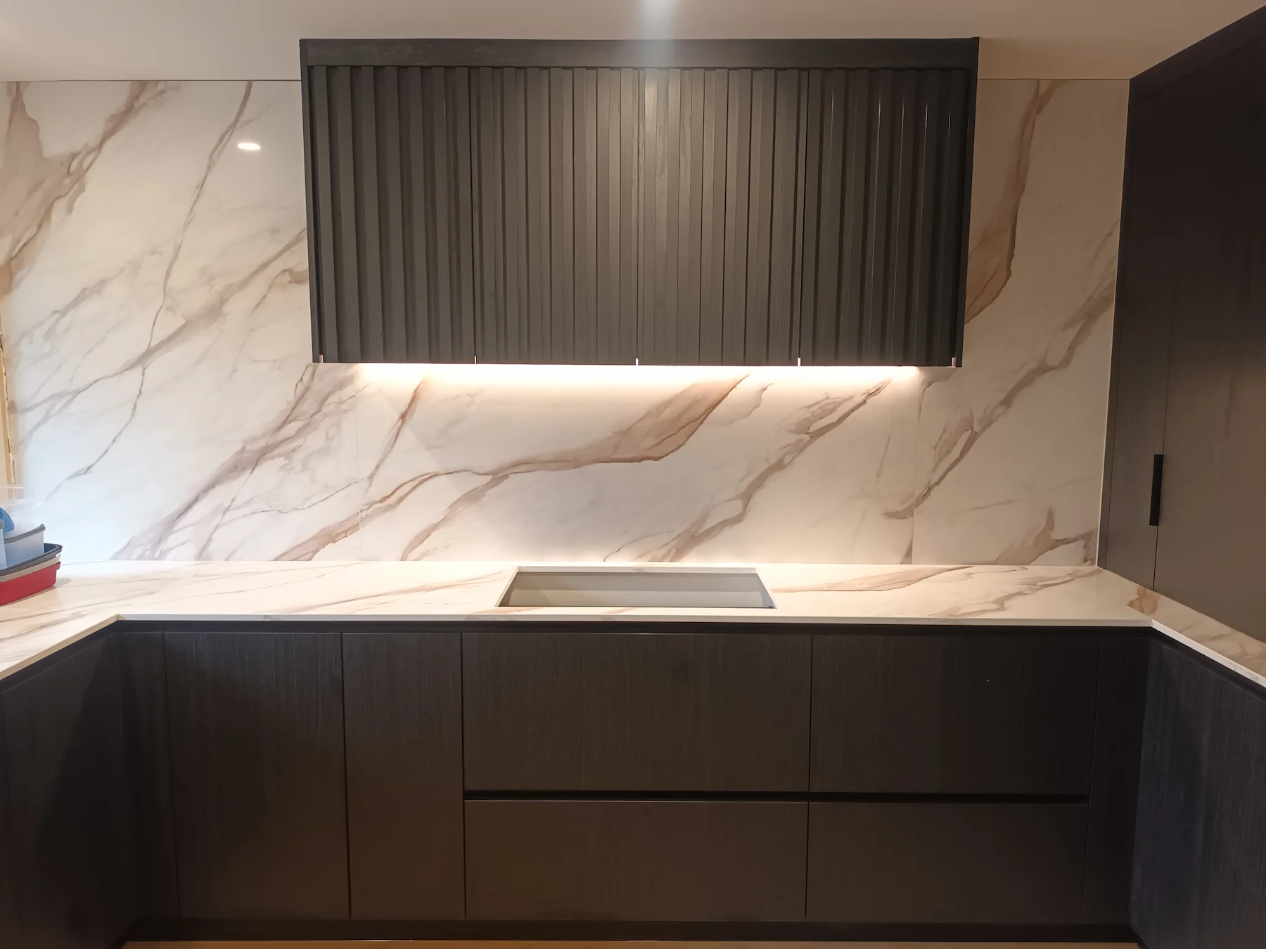 Elegant kitchen project with clean lines and functional layout